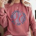 Spring 2024 Season Cute Baseball Mom All Day Everyday Comfort Colors Sweatshirt Orchid Spring 2024 Season Cute Baseball Mom All Day Everyday Comfort Colors Sweatshirt Orchid