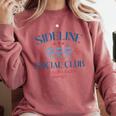 Spring 2025 Swing Batter Baseball Mom Sideline Social Club Comfort Colors Sweatshirt Orchid Spring 2025 Swing Batter Baseball Mom Sideline Social Club Comfort Colors Sweatshirt Orchid