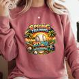 Spring Training 2026 Retro Baseball Palm Cactus Comfort Colors Sweatshirt Orchid