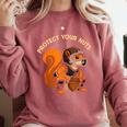 Squirell Baseball Catcher Player Joke Tee Protect Your Nuts Comfort Colors Sweatshirt Orchid Squirell Baseball Catcher Player Joke Tee Protect Your Nuts Comfort Colors Sweatshirt Orchid