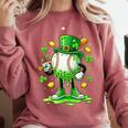 St Patrick Day Baseball Drip Ice Cream Baseball Comfort Colors Sweatshirt Orchid St Patrick Day Baseball Drip Ice Cream Baseball Comfort Colors Sweatshirt Orchid