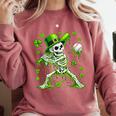 St Patricks Day Baseball Skeleton Irish Leprechaun Hat Boys Comfort Colors Sweatshirt Orchid St Patricks Day Baseball Skeleton Irish Leprechaun Hat Boys Comfort Colors Sweatshirt Orchid