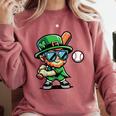 St Patricks Day Leprechaun Baseball Saint Paddys Boys Men Comfort Colors Sweatshirt Orchid St Patricks Day Leprechaun Baseball Saint Paddys Boys Men Comfort Colors Sweatshirt Orchid