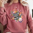 Stealing Bases And Hearts Baseball Puns Sports Comfort Colors Sweatshirt Orchid Stealing Bases And Hearts Baseball Puns Sports Comfort Colors Sweatshirt Orchid