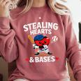 Stealing Hearts & Bases Valentine’s Day Baseball Love Comfort Colors Sweatshirt Orchid Stealing Hearts & Bases Valentine’s Day Baseball Love Comfort Colors Sweatshirt Orchid