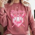 Strike Out Breast Cancer Baseball Drip For Boys Youth Comfort Colors Sweatshirt Orchid Strike Out Breast Cancer Baseball Drip For Boys Youth Comfort Colors Sweatshirt Orchid