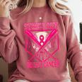 Strike Out Breast Cancer Baseball Ice Cream Drip Comfort Colors Sweatshirt Orchid Strike Out Breast Cancer Baseball Ice Cream Drip Comfort Colors Sweatshirt Orchid