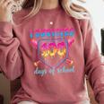 I Survived 100 Days Of School Baseball 100th Day Kids Girls Comfort Colors Sweatshirt Orchid I Survived 100 Days Of School Baseball 100th Day Kids Girls Comfort Colors Sweatshirt Orchid