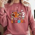 I Survived 67 33 Days Of School Baseball Basketball Football Comfort Colors Sweatshirt Orchid I Survived 67 33 Days Of School Baseball Basketball Football Comfort Colors Sweatshirt Orchid