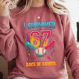 I Survived 67 Days Of School Baseball Drip Six Seven Meme Comfort Colors Sweatshirt Orchid