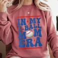 In My T-Ball Mom Era Baseball Mom Groovy Mother's Day Comfort Colors Sweatshirt Orchid In My T-Ball Mom Era Baseball Mom Groovy Mother's Day Comfort Colors Sweatshirt Orchid