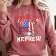 That's My Nephew Out There Baseball Cream Drip Crossed Bat Comfort Colors Sweatshirt Orchid That's My Nephew Out There Baseball Cream Drip Crossed Bat Comfort Colors Sweatshirt Orchid