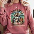Tired Mom's Baseball Club Surviving On Snacks And Home Runs Comfort Colors Sweatshirt Orchid Tired Mom's Baseball Club Surviving On Snacks And Home Runs Comfort Colors Sweatshirt Orchid
