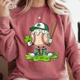 Toddler Baseball Drip Ice Cream Boys Kids St Patricks Day Comfort Colors Sweatshirt Orchid Toddler Baseball Drip Ice Cream Boys Kids St Patricks Day Comfort Colors Sweatshirt Orchid