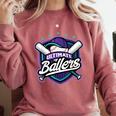Ultimate Ballers Baseball Comfort Colors Sweatshirt Orchid Ultimate Ballers Baseball Comfort Colors Sweatshirt Orchid