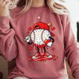 Valentine Baseball Drip Ice Cream Youth Boys Couples Comfort Colors Sweatshirt Orchid Valentine Baseball Drip Ice Cream Youth Boys Couples Comfort Colors Sweatshirt Orchid