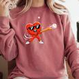 Valentine Baseball Heart Sport Valentines Day Men Boys Kids Comfort Colors Sweatshirt Orchid Valentine Baseball Heart Sport Valentines Day Men Boys Kids Comfort Colors Sweatshirt Orchid