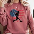 Valentines Baseball Batter Silhouette Heart Men Boys Kid Comfort Colors Sweatshirt Orchid Valentines Baseball Batter Silhouette Heart Men Boys Kid Comfort Colors Sweatshirt Orchid