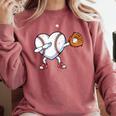 Valentines Day Baseball Ball Heart Dab Boys Kids Men Comfort Colors Sweatshirt Orchid Valentines Day Baseball Ball Heart Dab Boys Kids Men Comfort Colors Sweatshirt Orchid