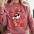 Valentines Day Baseball Six Seven 67 Meme Heart Baseball Dab Comfort Colors Sweatshirt Orchid Valentines Day Baseball Six Seven 67 Meme Heart Baseball Dab Comfort Colors Sweatshirt Orchid