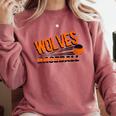 Wolves Baseball Team Baseball Mom Wolf Sports School Spirit Comfort Colors Sweatshirt Orchid Wolves Baseball Team Baseball Mom Wolf Sports School Spirit Comfort Colors Sweatshirt Orchid