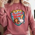 Womens Baseball Mom Mama Mother's In My Baseball Mom Era Comfort Colors Sweatshirt Orchid Womens Baseball Mom Mama Mother's In My Baseball Mom Era Comfort Colors Sweatshirt Orchid