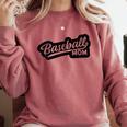 Women's Baseball Softball Baseball Mom Baseball Comfort Colors Sweatshirt Orchid Women's Baseball Softball Baseball Mom Baseball Comfort Colors Sweatshirt Orchid