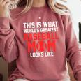 This Is What World's Greatest Baseball Mom Baseball Comfort Colors Sweatshirt Orchid This Is What World's Greatest Baseball Mom Baseball Comfort Colors Sweatshirt Orchid