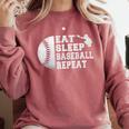Youth Eat Sleep Baseball Repeat Catcher Boys Men Comfort Colors Sweatshirt Orchid Youth Eat Sleep Baseball Repeat Catcher Boys Men Comfort Colors Sweatshirt Orchid