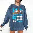 100 Days Of 5th Grade Baseball 100th Day Of School Boys Kids Comfort Colors Sweatshirt Blue Jean 100 Days Of 5th Grade Baseball 100th Day Of School Boys Kids Comfort Colors Sweatshirt Blue Jean