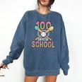 100 Days Of School Baseball 100th Day Of School Comfort Colors Sweatshirt Blue Jean 100 Days Of School Baseball 100th Day Of School Comfort Colors Sweatshirt Blue Jean