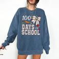 100 Days Of School Baseball 100th Day Of School Coquette Bow Comfort Colors Sweatshirt Blue Jean 100 Days Of School Baseball 100th Day Of School Coquette Bow Comfort Colors Sweatshirt Blue Jean