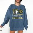100 Days Of School Baseball Camo Art For Boys Kids Students Comfort Colors Sweatshirt Blue Jean 100 Days Of School Baseball Camo Art For Boys Kids Students Comfort Colors Sweatshirt Blue Jean