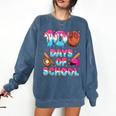 100 Days Of School Baseball Donut Dripping Teacher Boys Kids Comfort Colors Sweatshirt Blue Jean 100 Days Of School Baseball Donut Dripping Teacher Boys Kids Comfort Colors Sweatshirt Blue Jean