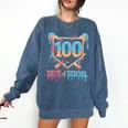 100 Days Of School Baseball Drip 100 Days Of School Comfort Colors Sweatshirt Blue Jean 100 Days Of School Baseball Drip 100 Days Of School Comfort Colors Sweatshirt Blue Jean