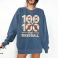 100 Days Of School Baseball Love Valentine’s Day Men Women Comfort Colors Sweatshirt Blue Jean 100 Days Of School Baseball Love Valentine’s Day Men Women Comfort Colors Sweatshirt Blue Jean