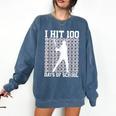 100 Days Of School Boys Kids 100th Day Balls For Baseball Comfort Colors Sweatshirt Blue Jean 100 Days Of School Boys Kids 100th Day Balls For Baseball Comfort Colors Sweatshirt Blue Jean