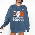 100th Day Of School Basketball Baseball Football Kids Boys Comfort Colors Sweatshirt Blue Jean 100th Day Of School Basketball Baseball Football Kids Boys Comfort Colors Sweatshirt Blue Jean