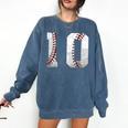 2016 10th Birthday Baseball Boys Kids Ten 10 Tenth Comfort Colors Sweatshirt Blue Jean 2016 10th Birthday Baseball Boys Kids Ten 10 Tenth Comfort Colors Sweatshirt Blue Jean