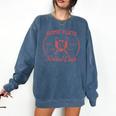 2024 Home Plate Social Club Softball Season Tee Baseball Mom Premium Comfort Colors Sweatshirt Blue Jean