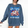 250 Years 1776 2026 250th Baseball American Flag 4th Of July Comfort Colors Sweatshirt Blue Jean 250 Years 1776 2026 250th Baseball American Flag 4th Of July Comfort Colors Sweatshirt Blue Jean