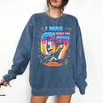 I Was 6 Now I'm 7 Baseball Birthday Boy For Teens Kids Comfort Colors Sweatshirt Blue Jean I Was 6 Now I'm 7 Baseball Birthday Boy For Teens Kids Comfort Colors Sweatshirt Blue Jean