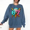 67 Baseball Ice Cream Drip Kids Comfort Colors Sweatshirt Blue Jean 67 Baseball Ice Cream Drip Kids Comfort Colors Sweatshirt Blue Jean