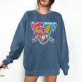 67 Baseball Ice Cream Drip Number Comfort Colors Sweatshirt Blue Jean 67 Baseball Ice Cream Drip Number Comfort Colors Sweatshirt Blue Jean