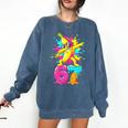 67 Baseball Ice Cream Six Seven Dabbing Banana Comfort Colors Sweatshirt Blue Jean 67 Baseball Ice Cream Six Seven Dabbing Banana Comfort Colors Sweatshirt Blue Jean