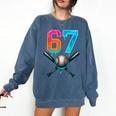 67 Baseball Meme Cool Drip Number 67 Player Or 67th Birthday Comfort Colors Sweatshirt Blue Jean 67 Baseball Meme Cool Drip Number 67 Player Or 67th Birthday Comfort Colors Sweatshirt Blue Jean