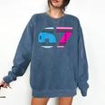 67 Crayon Cool Baseball Crayon 6 7 67 Comfort Colors Sweatshirt Blue Jean