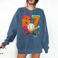67 Ice Cream Drip Baseball Number 67 Player 67th Birthday Comfort Colors Sweatshirt Blue Jean 67 Ice Cream Drip Baseball Number 67 Player 67th Birthday Comfort Colors Sweatshirt Blue Jean