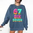 67 Ice Cream Drip Baseball Six Seven 6-7 Meme Teen Boy Comfort Colors Sweatshirt Blue Jean 67 Ice Cream Drip Baseball Six Seven 6-7 Meme Teen Boy Comfort Colors Sweatshirt Blue Jean