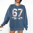 67 Six Seven Number 6 7 Meme Baseball Six Seven For Boys Men Comfort Colors Sweatshirt Blue Jean 67 Six Seven Number 6 7 Meme Baseball Six Seven For Boys Men Comfort Colors Sweatshirt Blue Jean